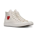 Comme des Garçons Play Herre Sko Hvit 37 EU,
