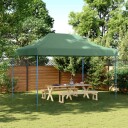 Sammenleggbart partytelt pop-up brun 410x279x315 cm 4005008