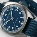 Hamilton Dameklokke H76419941 Khaki Aviation Blå/Lær Ø36 mm