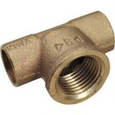 Viega Messing T-stykke 18 x 1/2" Lodding for Vann - Diverse Byggematerialer