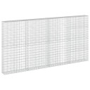 vidaXL Gabion med 3,5 mm tråd og 5x10 cm mesh 400x30x200 cm