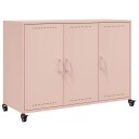  Skjenk rosa 100,5x39x72 cm kaldvalset stål 8721102635649