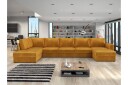 Taberk Sofa med Sjeselong og Divan 5 seter   Gul