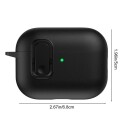 Beskyttelsesveske i kunstlær for AirPods Pro 3 Svart