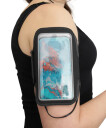 Streetz Slim Reflekterende Sport Armbånd for 6,5" Smarttelefoner - Svart