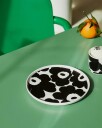 Oiva / Unikko Sidetallerken 20 cm 8-pk, Sort / Hvit