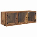  Veggskap Veggmontert Gamle tre 102 x 37 x 35 cm Konstruert tre