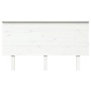 vidaXL Sengegavl hvit 144x6x82,5 cm heltre furu