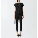 Pinko, Dame, Topper, Svart, L,