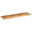  Bordplate 120x30x3,8 cm rektangulær grovt heltre mango
