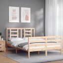 vidaXL Sengeramme med hodegavl 140x190 cm heltre 8720845998516