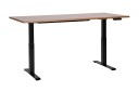 Bina Skrivebord 80x180 cMørkt tre/Svart