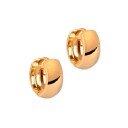 Enamel Classic Wide Hoops Øredobber 18 kt. Gullbelagt sølv E321G