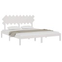 vidaXL Sengeramme hvit 180x200 cm 6FT Super King heltre