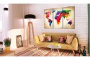 Bilde Rainbow Continents 60x40 Artgeist sp. z o. o.