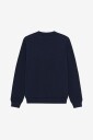 Les Deux   Collegegenser Signature Print Sweatshirt   Blå