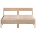  Sengeramme med hodegavl 135x190 cm heltre furu 8721012429178