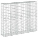 vidaXL Gabion med 3,5 mm tråd og 5x10 cm mesh 250x50x200 cm