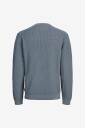 Jack & Jones Junior   Genser Jprblaconnor Knit Crew Neck Jnr   Grå