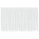  Gardiner med gardiner Blomster Hvit Polyester