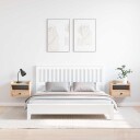  Nattbord med skuff 2 pcs Brun 38 x 36 x 29.5 cm Massiv furu tre