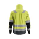 Snickers Workwear Softshelljakke 1230 Gul/mgrå M
