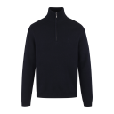 Jorge Half zip Dark Navy XL Cotton knit half zip