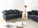 2-seters sofa Skien - Svart
