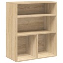 Bokhylle sonoma eik 60x30x71,5 cm konstruert tre