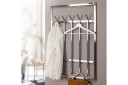 Garderobe Wohnling Vegghengt klesstativ 10 metallkroker polert matt -