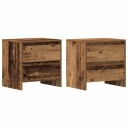  Nattbord 2 stk Gammelt Tre 45x34x44,5 cm Konstruert Tre