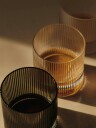 Ferm Living Ripple Tumblerglass 2 pk Klar