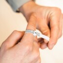 Blanca Størrelsesverktøyet til ringe KXD0443 - Unisex - Plastic