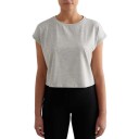 Aim'n Treningstopp Soft Basic Roll Sleeve Top Grå