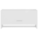 vidaXL Garderobe hvit 70x32,5x35 cm sponplate