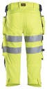 Snickers Workwear 6138 Piratbukse varsel, gul/svart Varsel, Gul/Svart, Klær