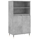 vidaXL Highboard betonggrå 60x36x110 cm konstruert tre