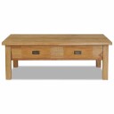 vidaXL Salongbord massiv teak 100x60x35 cm