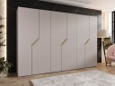 garderobeskap NO_BRAND Garderobeskap ANDREW 1 300 cashmere Gull -