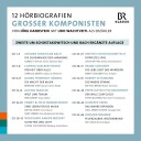 Diverse Klassisk, Joerg Handstein, Udo Wachtveitl  12 Hörbiografien Grosser Komponisten  CD