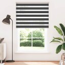  Sebragardin svart 140x200 cm stoff bredde 135,9 polyester