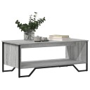  Salongbord grå sonoma 100x51x40 cm konstruert tre 848482