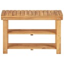vidaXL Skostativ 70x32x46 cm heltre akasie