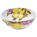 vidaXL Benkeservant flerfarget rund Φ41x14 cm keramikk