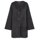 Clermonte Sandy Wool Coat With Scarf