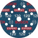 Bosch Slipeplate 125mm K120 50-pakning til Elektroverktøy
