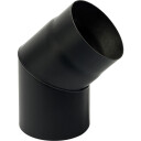 130 mm Metalbestos svart røykrørsbøy 45° black 130mm