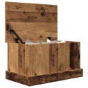 vidaXL Oppbevaringsboks gammelt tre 30x50x28 cm konstruert tre