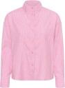 Kaffe Kaamabel Funnel Neck Shirt   PINK/WHITE/NAVY STRIPES   40