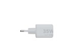 Xtorm 35W GaN2 Ultra USB-C Mobiladapter Hvit med Hurtiglading